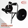 folding collapsible beach trolley folding cart with Flat Free Tires for kayak