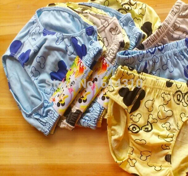 Free Shipping 6Pcs Lot Baby Boys 100 Cotton Underwear Children Kids Under Briefs atnm0002