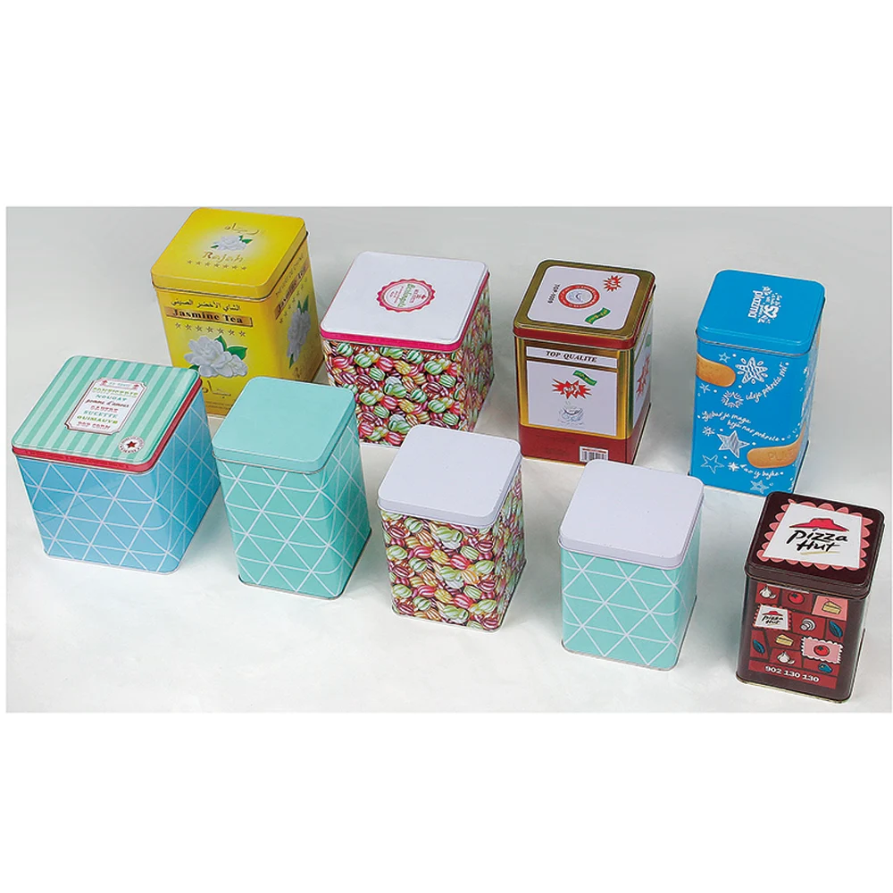 Promotional Metal Square Tin Box Package For Valentine Or Christmas