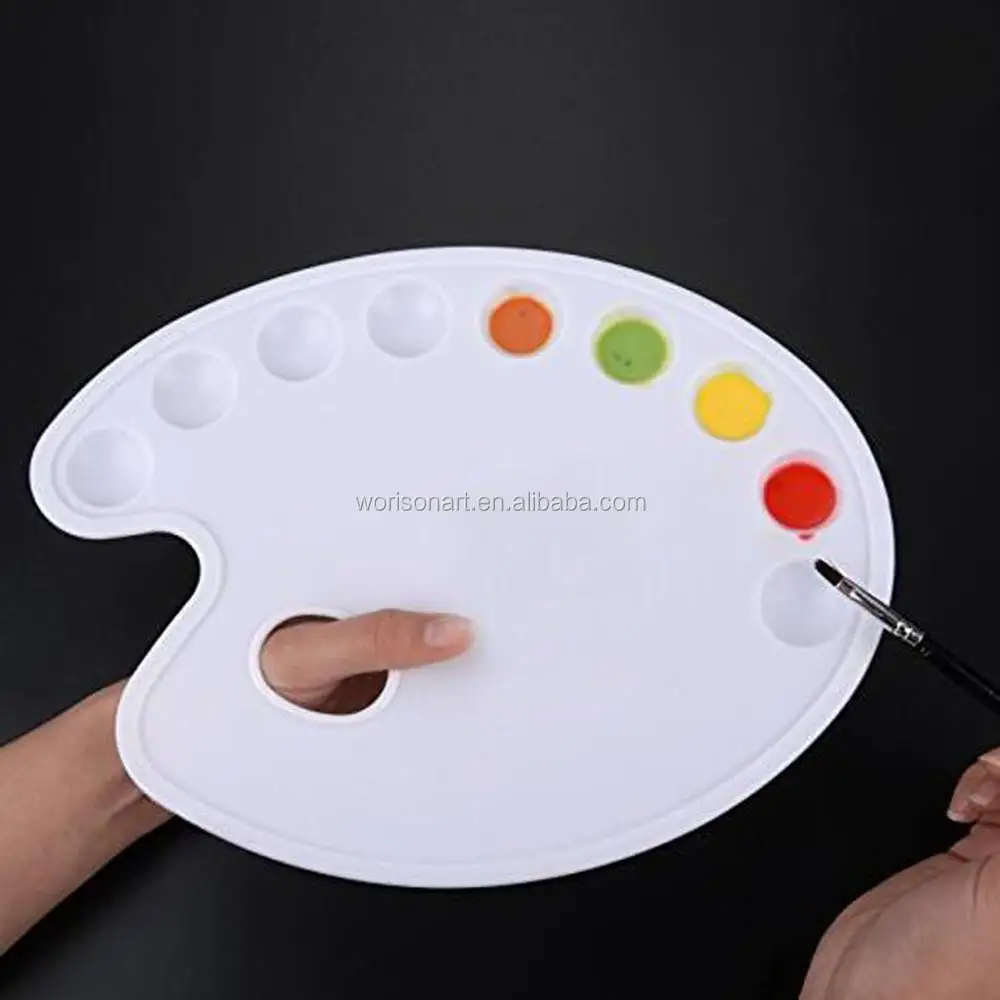 Drop Shipping Paint Tray Plastic Palette Mixing Painting Trays