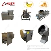 Manufacturer Prices Automatic Banana Split Processing Line Crispy Chip Plant Fruit Vegetable Plantain Chips Making Machine