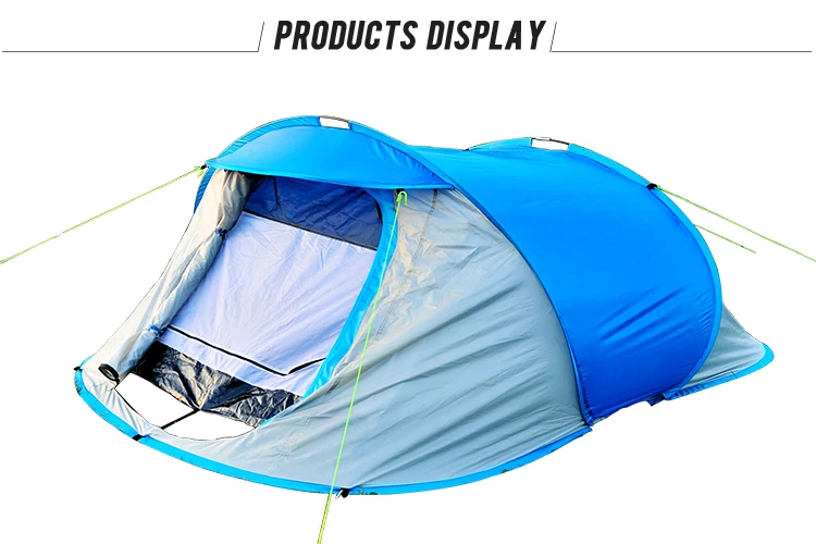 High Quality Waterproof Windproof 2 person double layer pop up tent