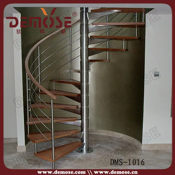 Mamperlán para escalera de madera de acero inoxidable cubierta de ... Acero diseño Escalera