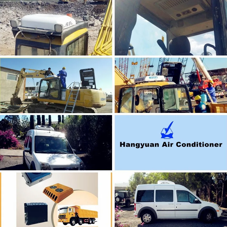 Mini Aire Acondicionado Montado En La Parte Superior Del Techo De 12v 6