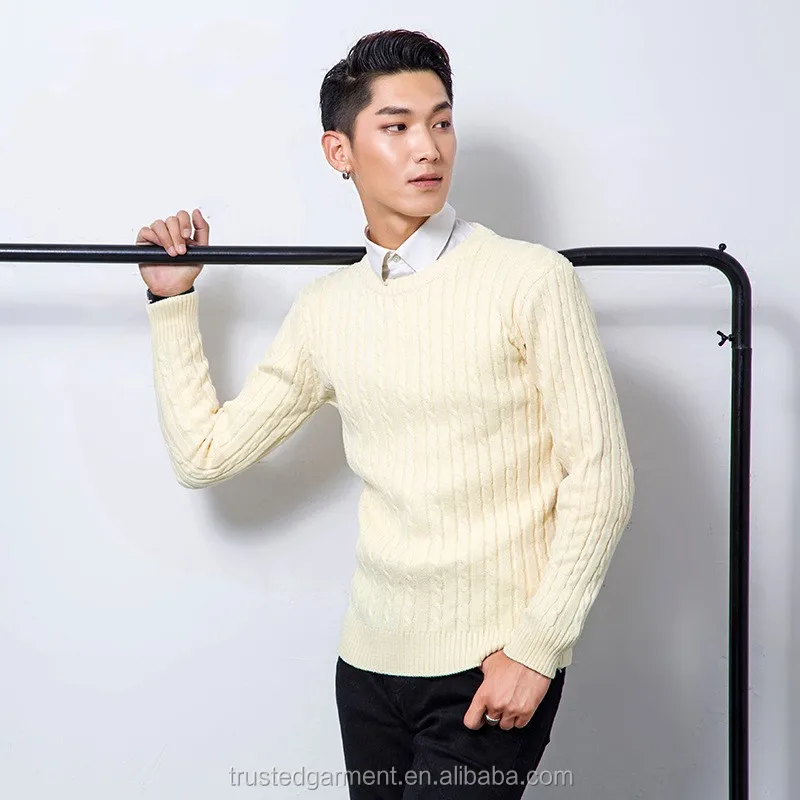 mens cable knit cricket sweater