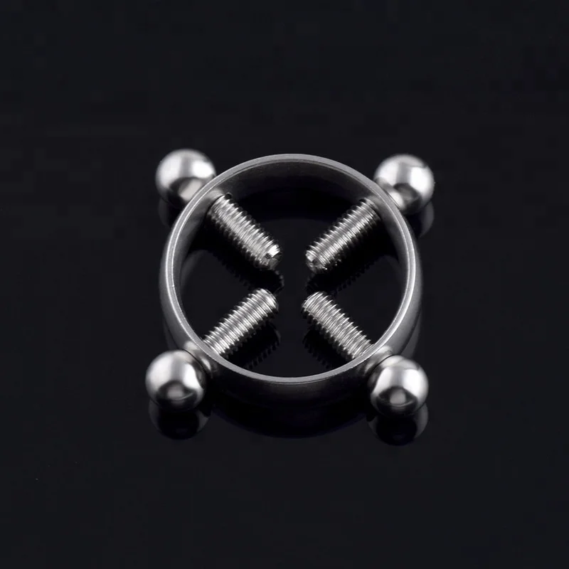 Stainless Steel Adjustable Non Pierced Hypoallergenic Nipple Ring Buy