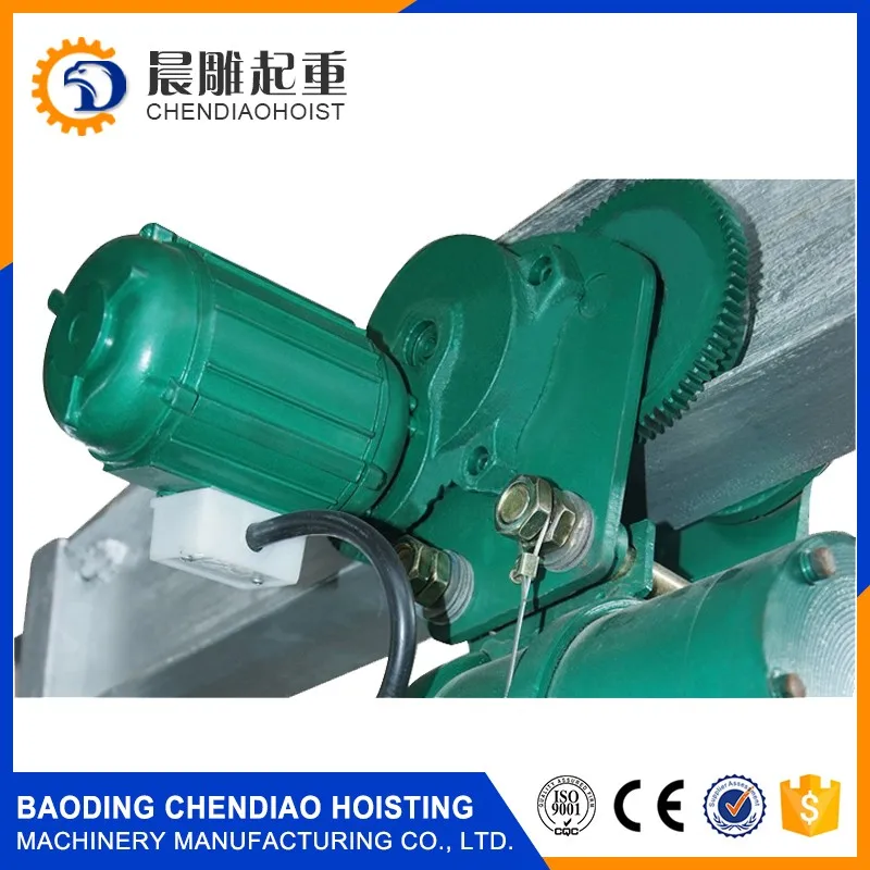 China Hoist Manufacturer 3 Phase Motor 1 Ton Electric Elevator Wire