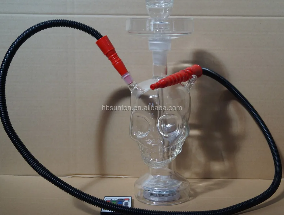 Free Sample Portable Saudi Arabia Mini Crystal Glass Shisha Hookah