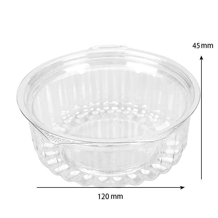 Wholesale clear plastic fruit clamshell punnet box packaging container