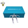 magnetic book style man tie gift box lady beach balm gift box in book shape jewelry packaging presentation gift box with ribbon
