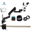 PHONEFIX 3.5X-90X Stereo Zoom Microscope 16 MP Camera 144LED Objective Lens Microscope For Mobile Phone Motherboard Repair