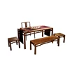 Chinese eco forest bamboo restaurant table chairs