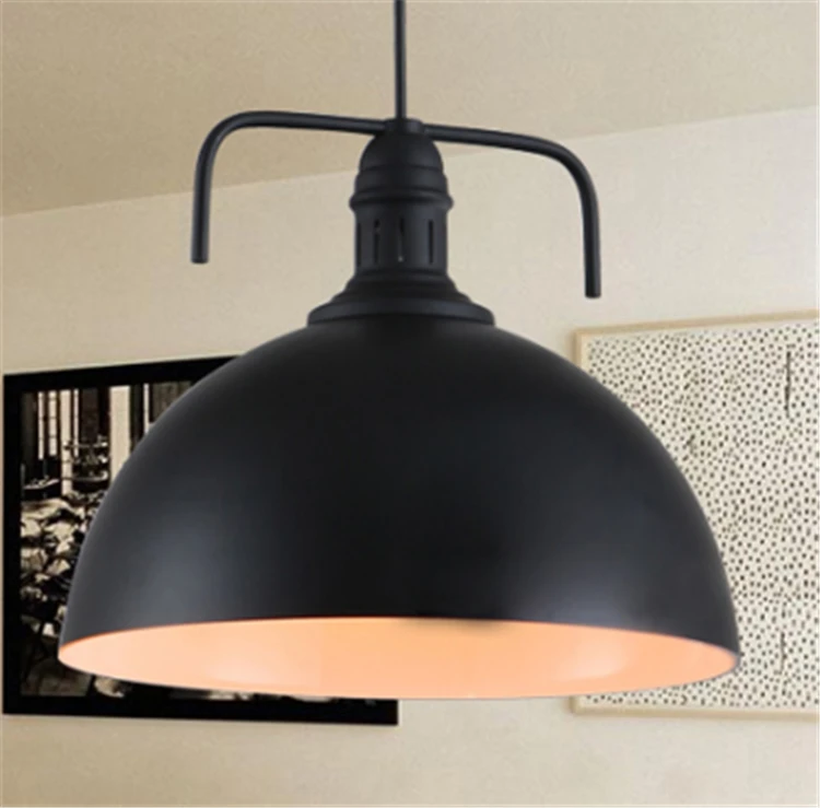 Vintage India Home Kitchen Chain Hanging Pendant Lamp Dome Shaped Iron Matte Black Finish 220v E27 Led Lighting Buy Dome Shape Pendant Lamp Kitchen Pendant Lights Matte Black Suspend Lamp Product On Alibaba Com