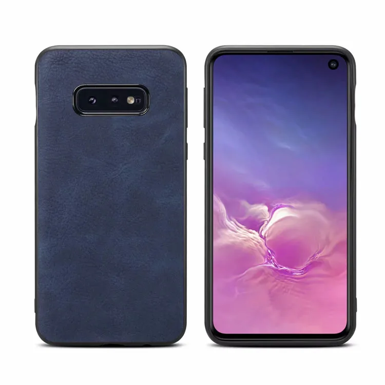 Custom Retro Vintage Leather Back Case Cover For Samsung Galaxy S10 S10e