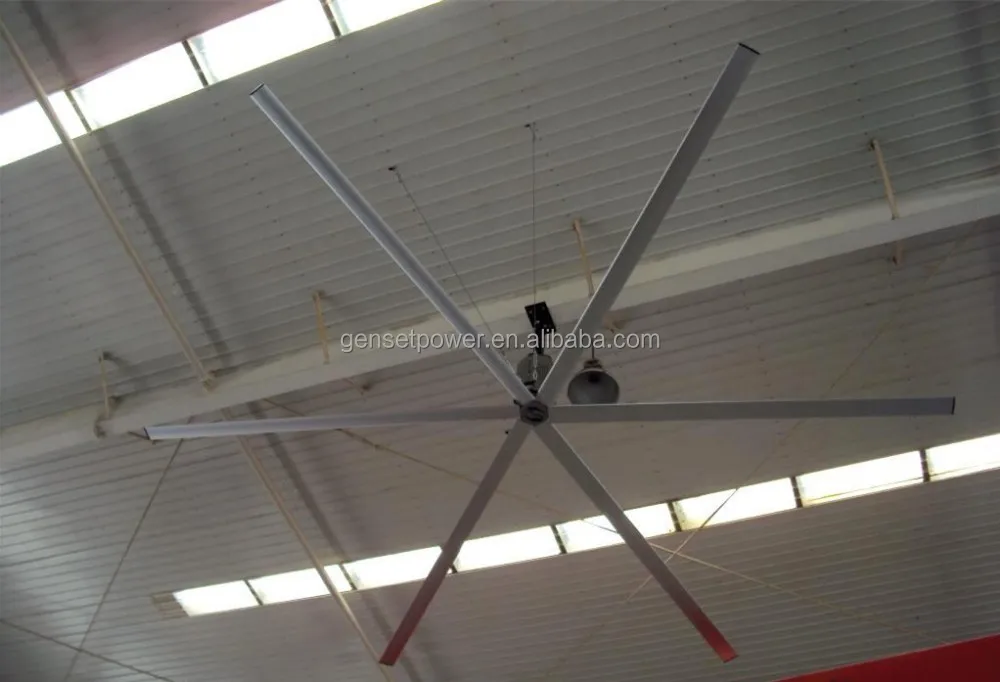 8ft To 24ft Industrial Ceiling Mounted Exhaust Fan For High