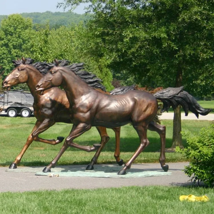 mini horse statue