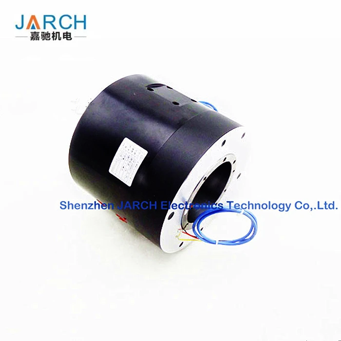 4 Passage shaft mounting pneumatic rotary joint slip ring