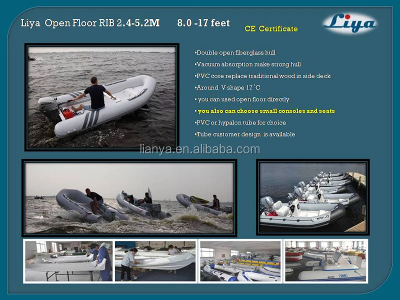 Liya 2 4m 4 0m Open Rigid Inflatable Boat Rib Rubber Tender Boat Rib Boats Buy Rib Boats Rib Rubber Tender Boat Open Rigid Inflatable Boat Product