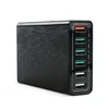 QC 3.0 Wall Charger Multi 6 Port USB Charger With US/EU/UK/AU Plug