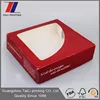 Flat window packaging box for donut/custom printed Donut Boxes