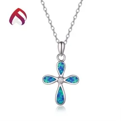 opal charm pendant