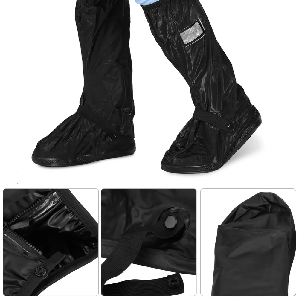 2015 Water Proof Boots Flat Slip-resistant Overshoes Rain Shoe Cover ...