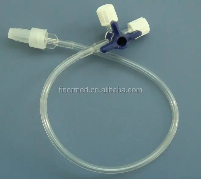 Medical Sterile Tconnector Extension Tube Set With Needle Free T Port