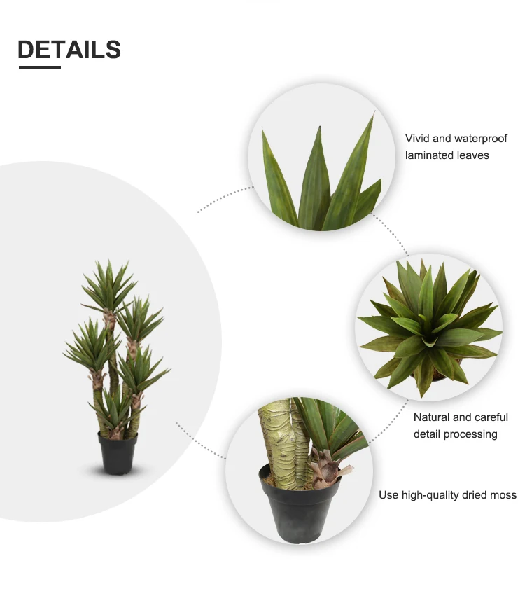 Artificial Jungle Plants Professional Synthetic Tree Faux Aloe Buy