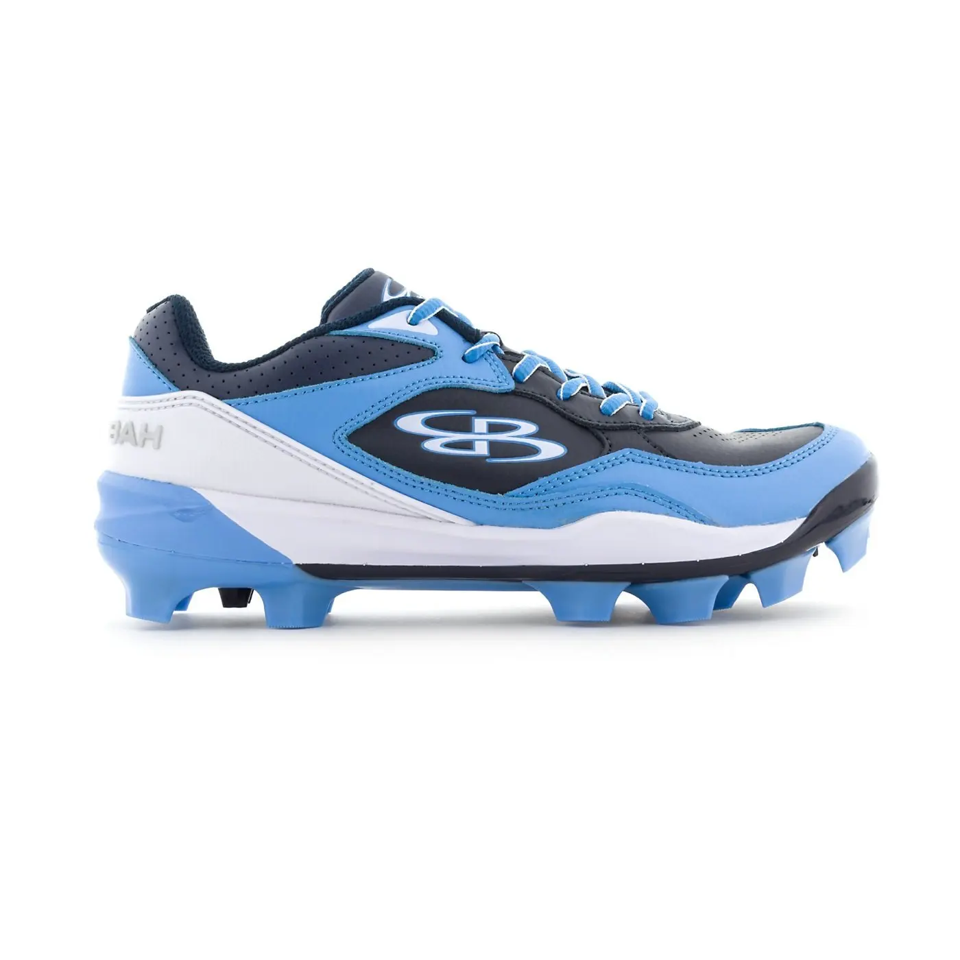 boombah red white and blue cleats
