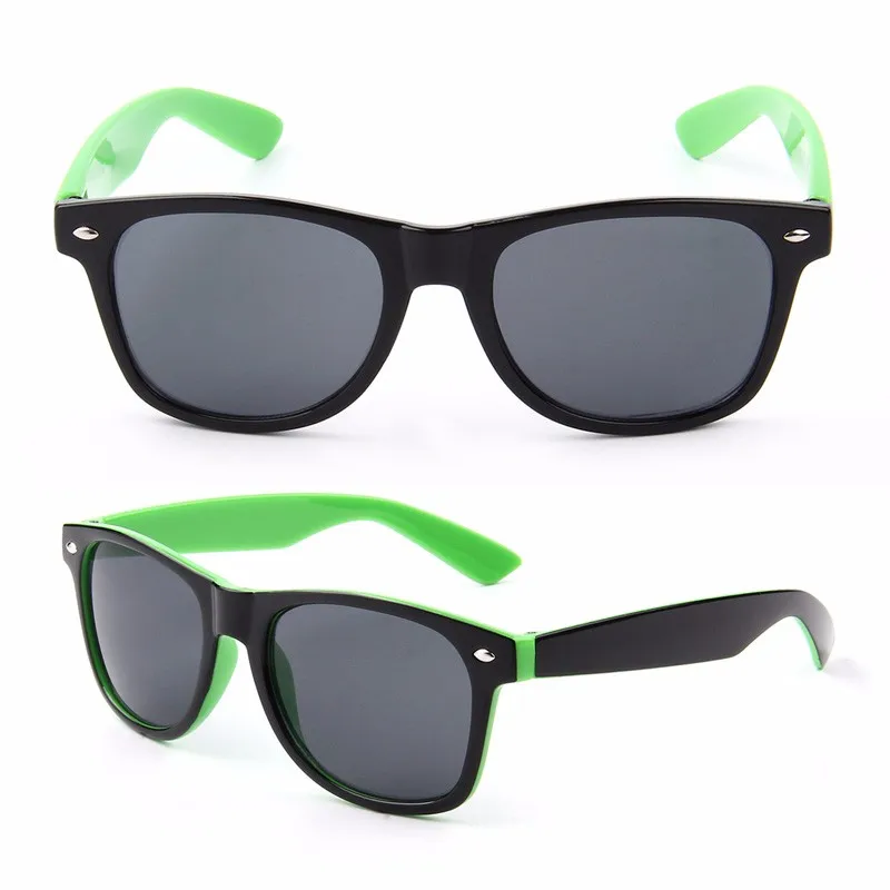  Gaya Baru Plastik Dua Tone Sunglasses Dengan Cat 3 Uv 400 