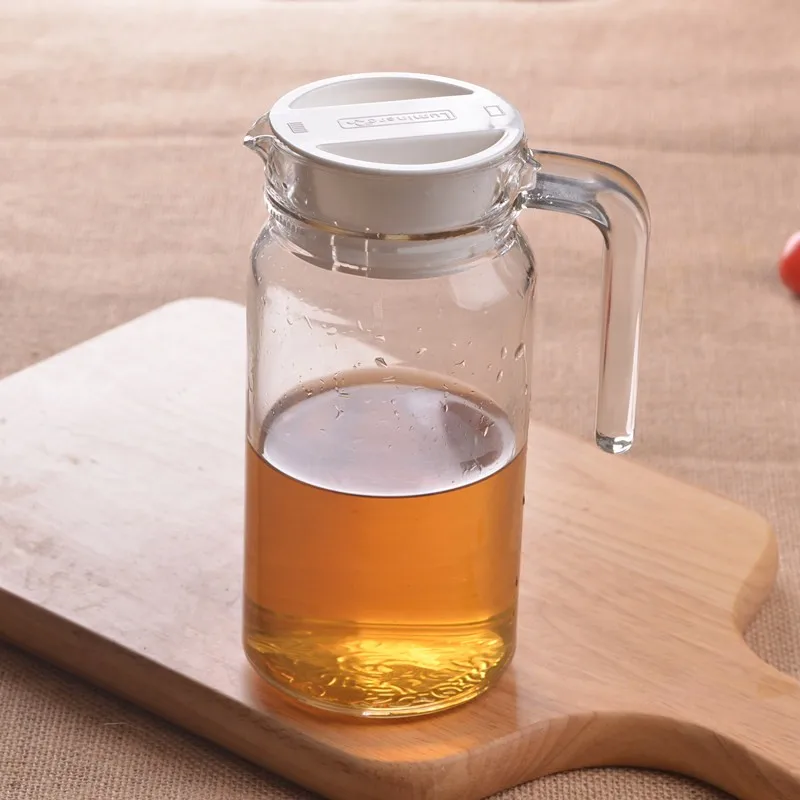 haonai 750毫升玻璃器皿鹿特丹玻璃罐茶罐果汁壶玻璃水壶