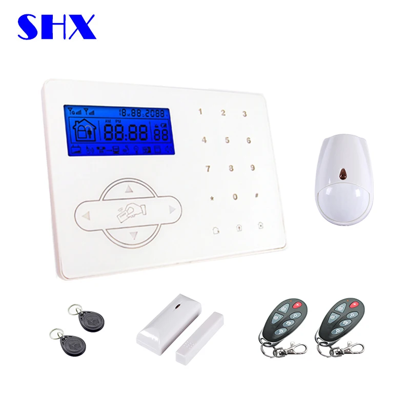Touch Keypad Wireless Yard Security Alarm Gsm System With Gsm