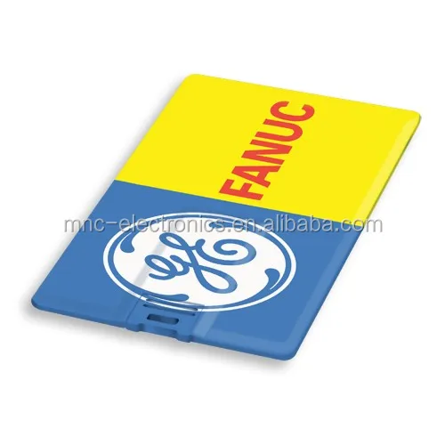 USB 2.0 interface promotional gift customized full color logo printing 8GB plastic business card usb flash drive - ANKUX.COM