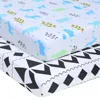 Bed Sheet,100% Soft Jersey Cotton Fitted Bed Sheet,Fits All Baby Crib Mattresses & Toddler Beds