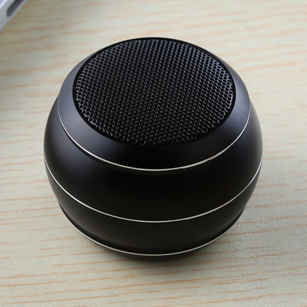 New Bluetooth Speaker TWS Pairing One-Button Self-Timer Speaker silver coin size and easy to carry - ANKUX.COM