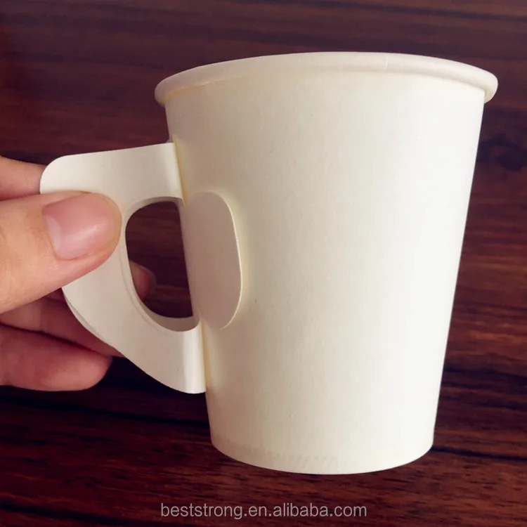 Bulk Disposable Coffee Cups The Table Single Wall White Coffee Paper Cup