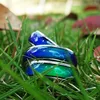 Custom Design Romantic Words Simple Fancy Color Changing Miracle Fashion Kids Mood Rings