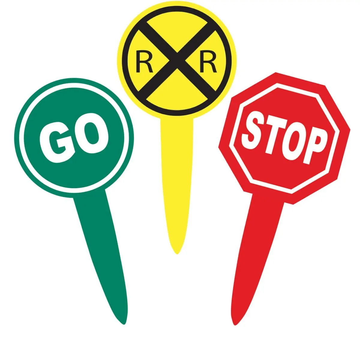 Black on Yellow Legend Railroad Crossing Aluminum 30 Width x 30 Height RXR Tapco W10-1 High Intensity Prismatic Circle Railroad Sign