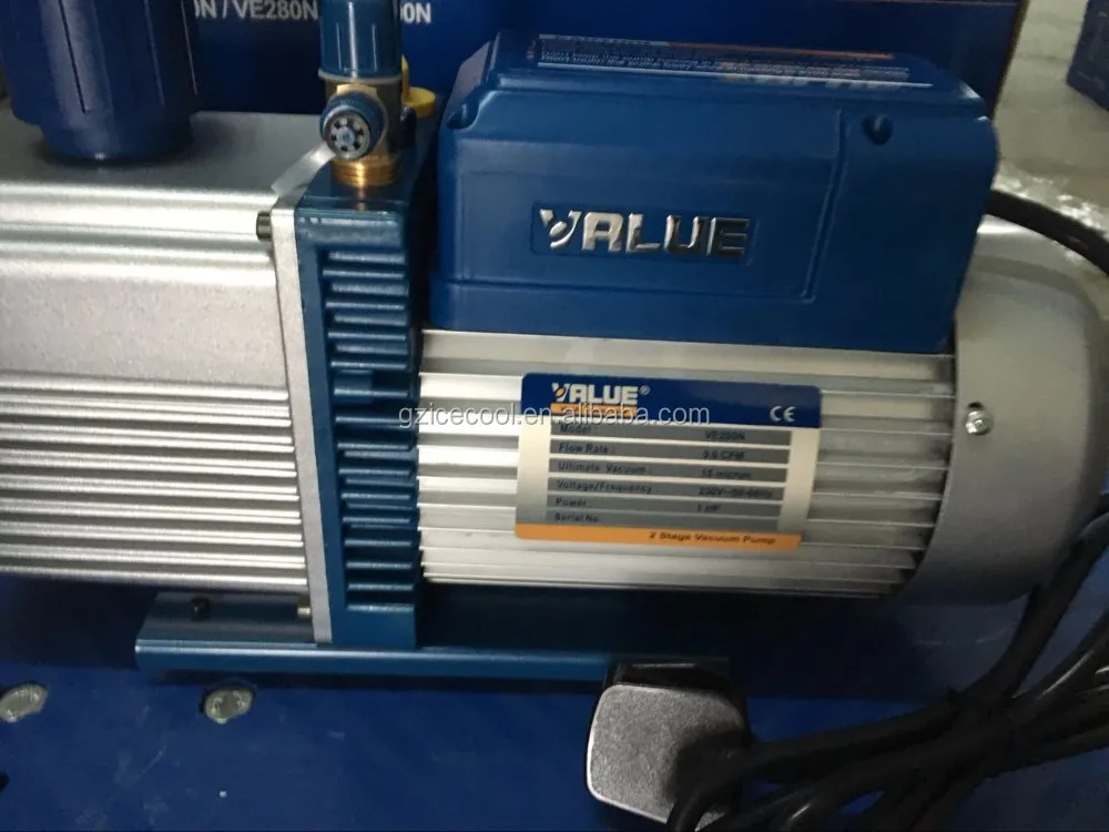 Double Stage Value Refrigeration 1hp Two Stage Vacuum Pump Ve280n With