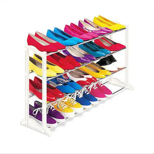 Mainstays 4 Tier Shoe Rack 20 Pair Closet Organizer Storage Shelving Buy 4 Tier Shoe Rack Diy Storage Shelves Shoe Storage Shelf Product On Alibaba Com