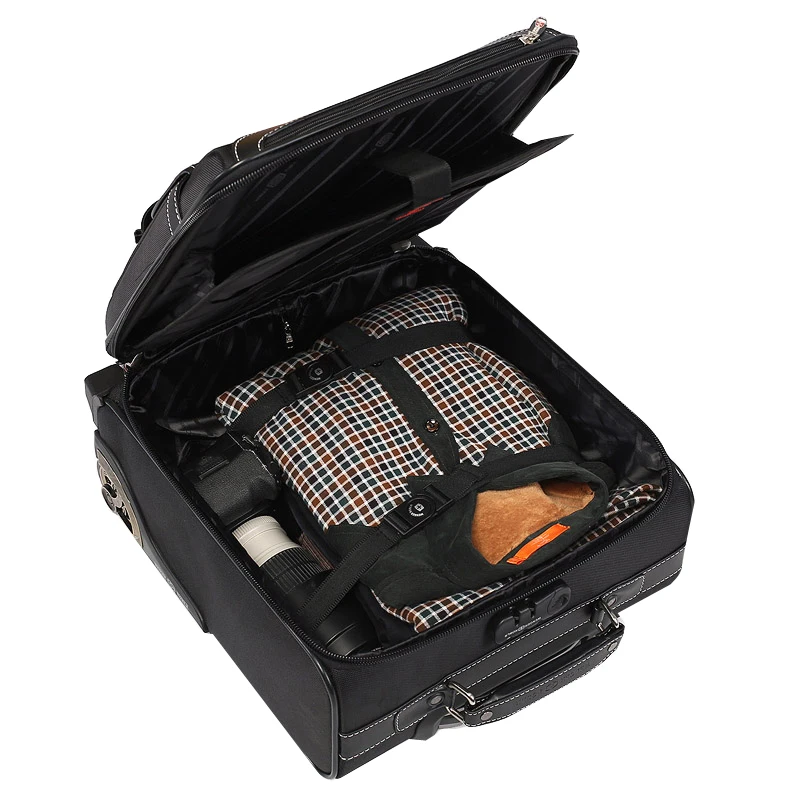 classic business cabin wheeled laptop trolley bag