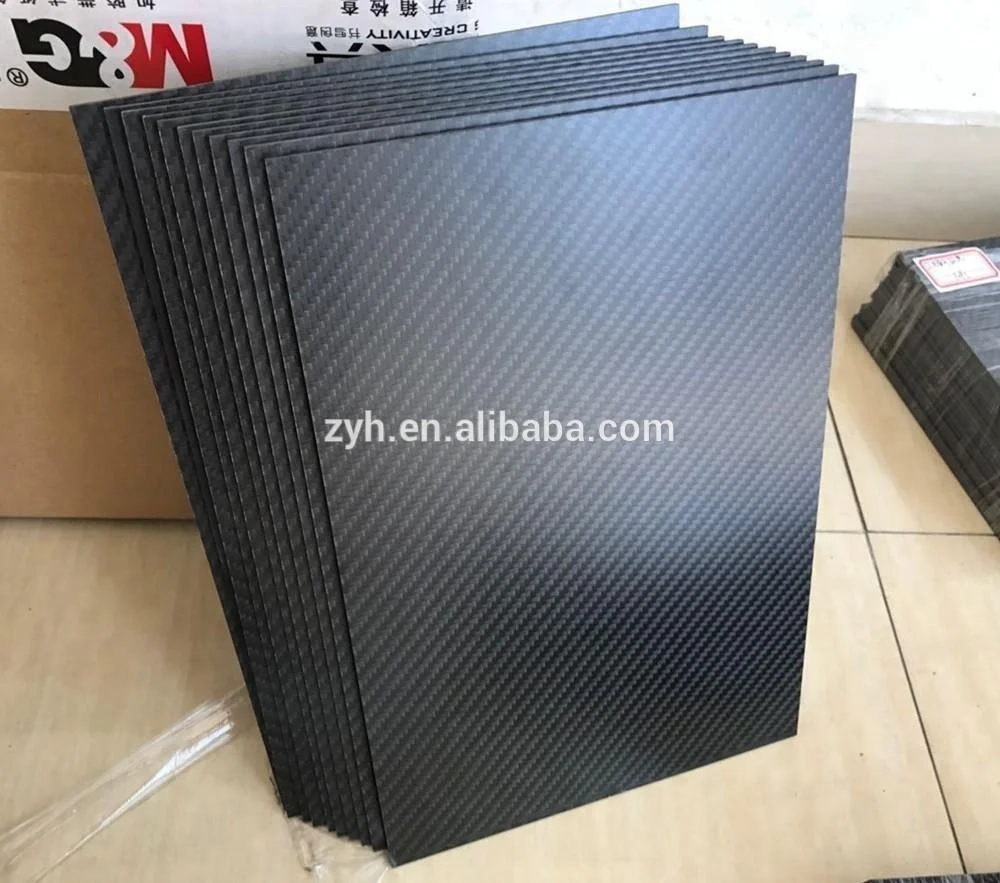 Factory produce T300 T700 Milled carbon fiber sheet CNC CUT Custom drone frame parts