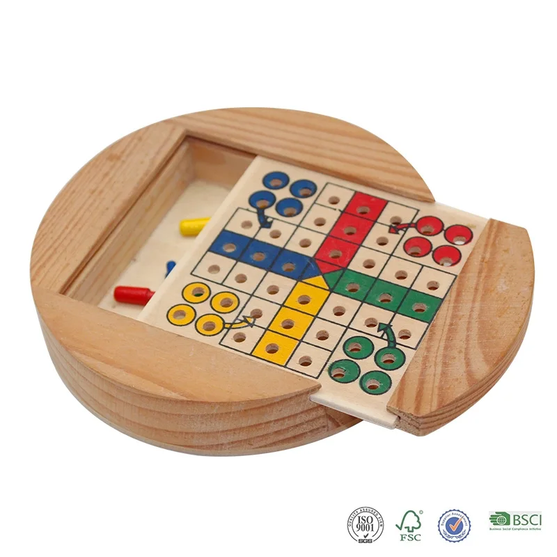 ミニ旅行ゲーム木製ルードボードゲーム Buy ルードゲーム ルード
