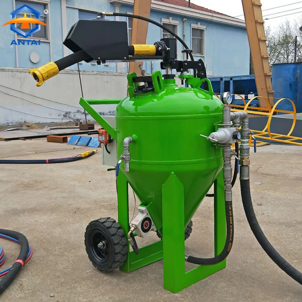 At Db500 Wet Dustless Type Sand Blasting Cleaning Machine For Metal