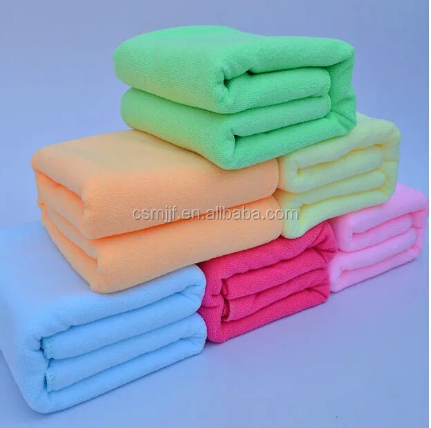 China Multicolor 80 Polyester 20 Polyamide Microfiber Towels