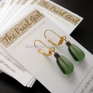 Custom Printed Jewelry Cards Hanging Earring Card Tags Custom Printed Jewelry Cards Hanging Earring Card Tags