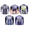 custom logo sublimated rash guard compression printed shirts for men