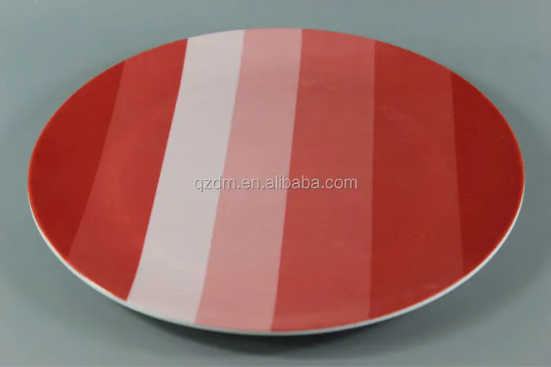 Red Melamine Dinner Plates For Sale
