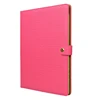 Professional pu leather file Documents holder 4 ring presentation office organizer binder case with 5 card slots