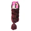 Black Rose Wholesale Two Colored Jumbo Braid 100 Cheap Synthetic Braiding Hair for Black Women